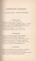 Görög anthologiabeli epigrammák. Görögül és magyarul. Fordította, bevezetéssel és jegyzetekkel ellát...