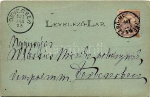 1901 Stószfürdő, Stoósz-fürdő, Kúpele Stós; Kompordai ház, nyaraló. Wlaszlovits Gusztáv kiadása / sp...