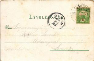 1908 Stószfürdő, Stoósz-fürdő, Kúpele Stós; látkép, villák. Wlaslovits Gusztáv 1400. / view, villas ...