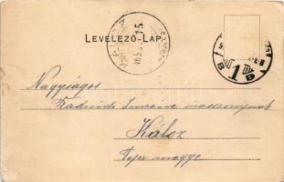 1905 Székesfehérvár, Nádor utca, Schwarcz Soma üzlete, kávéház. Melczer Nővérek kiadása (EK)