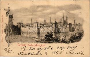1900 Székesfehérvár 1601-ben. Klökner P. kiadása 38. sz. (EK)