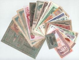 Vegyes 20db-os külföldi bankjegytétel, közte: Burundi, Törökország, Németország, Mianmar, Mozambik, Ausztria, Görögország T:UNC-G Mixed 20pcs foreign banknote lot, within: Burundi, Turkey, Germany, Myanmar, Mozambique, Austria, Greece C:UNC-G