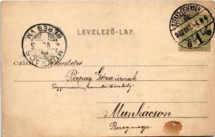 1902 Székesfehérvár, Püspöki palota. Eisler Adolf kiadása (EK)