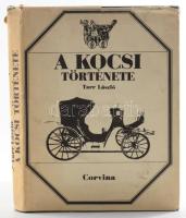 Tarr László: A kocsi története. Bp., 1968, Corvina. Készült 2500 példányban. A borítótervet és a szövegközti rajzokat Lakner László és munkatársai készítették. Kiadói egészvászon kötés, sérült papír védőborítóval, kissé kopottas állapotban.