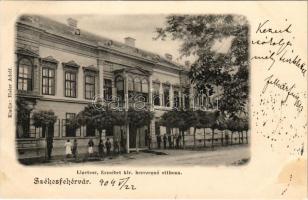 1904 Székesfehérvár, Ligetsor, Erzsébet Amália kir. hercegnő otthona. Eisler Adolf kiadása (fl)