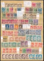 Ausztria 1894-1947 92 db Portó bélyeg, A/4 berakólapon