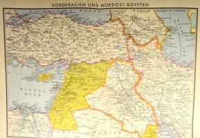 1940 Franciaország térképe, az Illustrierter Beobachter c. német magazin különszámának melléklete, 1...