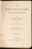 Hartmann Róbert: Az emberszabású majmok és szervezetök. Bp., 1888. K.M. Természettudományi Társulat....