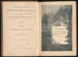 Reclus, Élisée: A hegyek története. Bp., 1891, Természettudományi Könyvkiadói Vállalat. Kiadói folto...