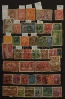 Kanada 1897-2004, Ausztrália 1913-2007 és néhány New Foundland 1880-1947 bélyeg 10 lapos közepes berakóban (összesen kb 850 db bélyeg)