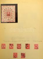 Főleg bélyegzett magyar gyűjtemény az 1858-2000 közötti időszakból 7 db albumban, néhol berakólapoko...