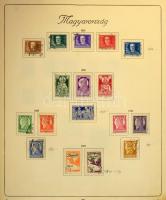 Főleg bélyegzett magyar gyűjtemény az 1858-2000 közötti időszakból 7 db albumban, néhol berakólapoko...