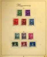 Főleg bélyegzett magyar gyűjtemény az 1858-2000 közötti időszakból 7 db albumban, néhol berakólapoko...