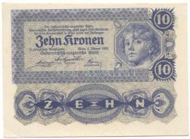 Ausztria 1922. 10K T:AU Austria 1922. 10 Kronen C:AU Krause P#75