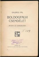 Gajdács Pál: Boldogfalvi csendélet. Rajzok és elbeszélések. A borító rajza Geiger Richárd munkája. G...