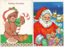 MIKULÁS - 7 db MODERN üdvözlő képeslap / SAINT NICHOLAS - 7 modern greeting postcards