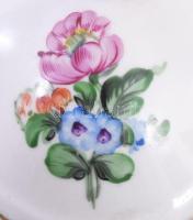 Herendi kínai figurás cukordoboz. Kézzel festett, jelzett, hibátlan 17 cm