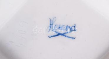 Herendi kínai figurás cukordoboz. Kézzel festett, jelzett, hibátlan 17 cm