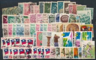 Sziám, Kína és Formosa 74 db bélyeg másodpéldányokkal közepes stecklapon