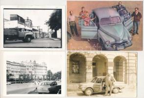AUTÓ - 27 db MODERN képeslap, közte néhány fotó / AUTOMOBILE - 27 modern postcards, with some photos
