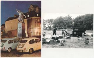 AUTÓ - 27 db MODERN képeslap, közte néhány fotó / AUTOMOBILE - 27 modern postcards, with some photos