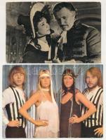 39 db RÉGI és MODERN színészek, híres emberek képeslap, közte több egyforma, vegyes minőségben / 39 ...