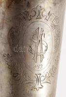 Keresztelőpohár. Dianás jelzéssel, FI mesterjeggyel, jelzett 66 g 8,5 cm