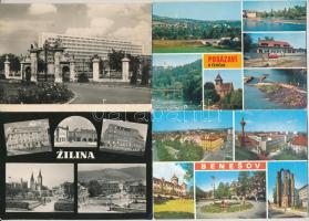 CSEHSZLOVÁKIA - 52 db MODERN város képeslap vegyes minőségben / CZECHOSLOVAKIA - 52 modern town postcards in mixed quality
