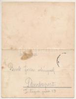 1900 Ada Kaleh. Két részes kinyitható panorámalap. Hutterer G. / 2-tiled folding panoramacard (Rb)