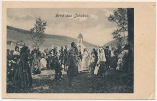 Iacobeni, Jakobeni, Iacobeni, Jakobeny (Bukovina, Bucovina, Bukowina); wedding ceremony (?) (wet damage)