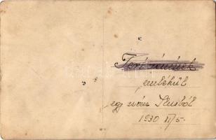 1930 Szász lány népviseletben / Transylvanian Saxon girl in folk costume. photo (fl)