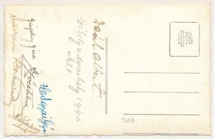 1940 Székelyudvarhely, Odorheiu Secuiesc; Daubrovszky Géza 1879-1907 sírhelye, koszorúzás / cemetery...