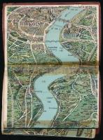 cca 1914 Berchtesgaden, album 12 db fekete-fehér képpel, sérült borítóval, 12x20 cm + A Rajna Köln-M...