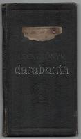 1956 ELTE jogi kar által kiállított leckekönyv