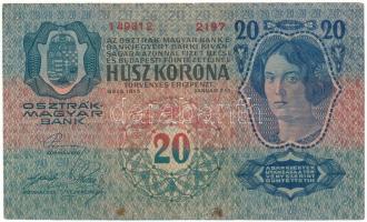 1913. 20K " 2197 149812" I. kiadás T:F  Adamo K17