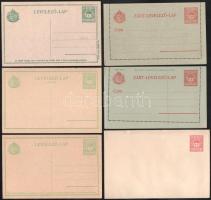6 db régi használatlan díjjegyes