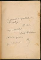 1951 Szent Filoména csodái és imádságai, gépelt kézirat, ajándékozási bejegyzéssel, egészvászon-kötésben, kissé koszos borítóval, 82 p.