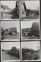 cca 1940 Falusi életképek, 10 db fotó, 13×13 cm