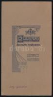 cca 1910 Hölgy portréja (Say Gizella), kabinetfotó Szabó Jenő segesvári (Schässburg, Sighisoara) műt...