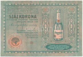 1913. május 1. Arad "Andrényi Kálmán Utódai" pezsgőreklám nyereményjáték felhívással 100K-ról T:XF hajtatlan