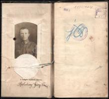 1918 Műegyetemi leckekönyv Bánki Donát, Zipernovzsky Károly és mások aláírásával