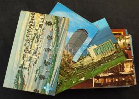 AMERIKAI EGYESÜLT ÁLLAMOK - 110 db MODERN város képeslap, közte szállodák, panziók / USA - 110 modern town postcards with hotels