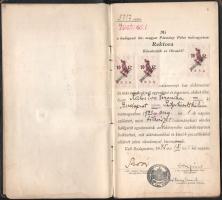 1945 Egyetemi leckekönyv Hajnal, Moór, Pais és mások aláírásával