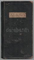 1945 Egyetemi leckekönyv Hajnal, Moór, Pais és mások aláírásával