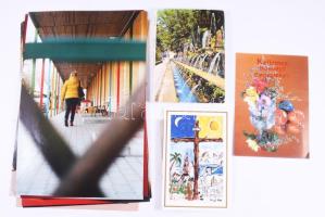 Cipősdoboznyi vegyes papírrégiség, fotó, irat