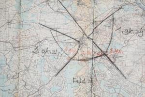 cca 1939 Vukovár és Vinkovce (Vinkovci) környéke (Horvátország), 2 részből összeállított térkép, raj...