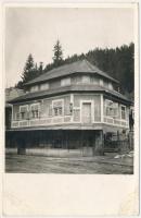 1942 Tusnádfürdő, Baile Tusnad; Rozália villa, erdélyi étterem és sörcsarnok / villa, Transylvanian restaurant and beer hall. photo (apró szakadás / tiny tear)