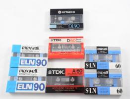 6 db bontatlan, üres audiokazetta