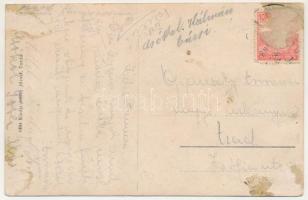 Torda, Turda; Sóbánya bejárata, iparvágány, iparvasút, alagút. Füssy József kiadása / salt mine entr...