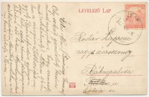 1917 Buziásfürdő, Baile Buzias; Szent Antal tó / lake (EB)